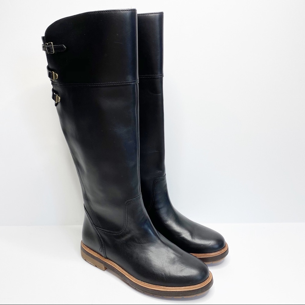 Timberland Riley Flair Tall Boots Black Size 7 New